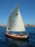The sailing dinghy Ebihen, designed by Fran&ccedil;ois Vivier and built by Marc Vuilliomenet, was launched on the second of July 2005... Her LOA is 4m50 and she is built in mahogany strip planking on frames... Designed for family recreation in coastal waters, she carries five...