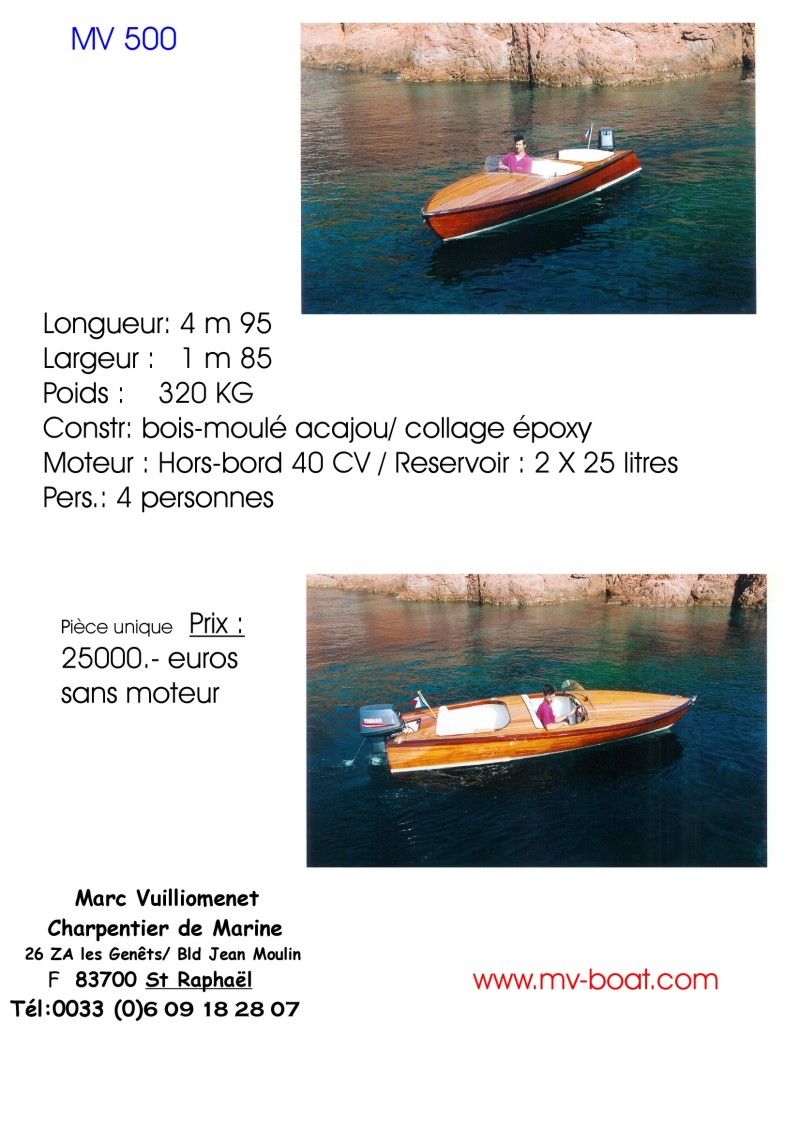 Fiche vente MV 500